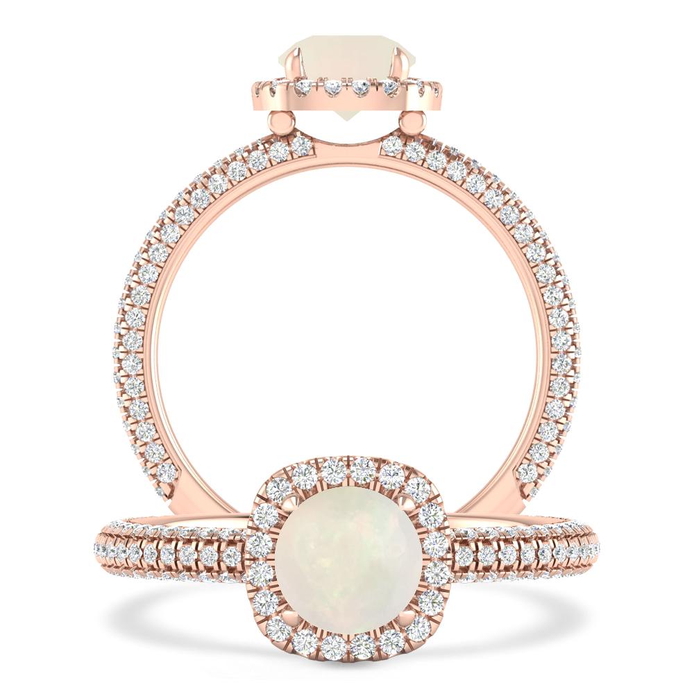 Rose Gold - Opal