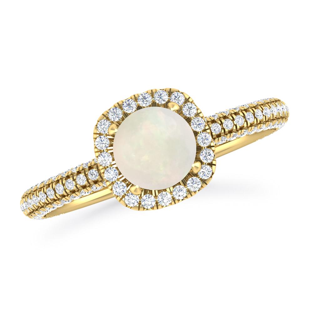 Yellow Gold - Opal