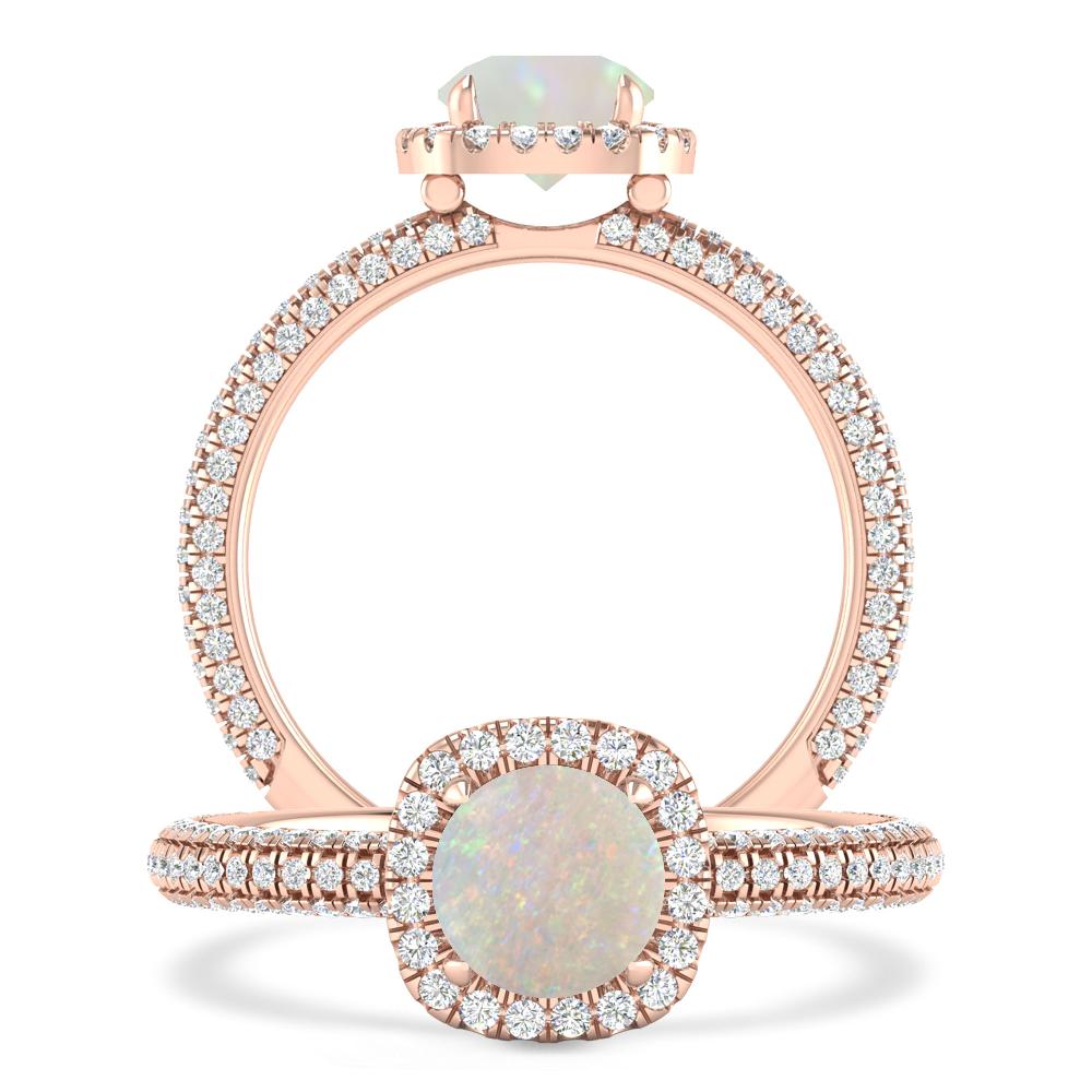 Rose Gold - Opal