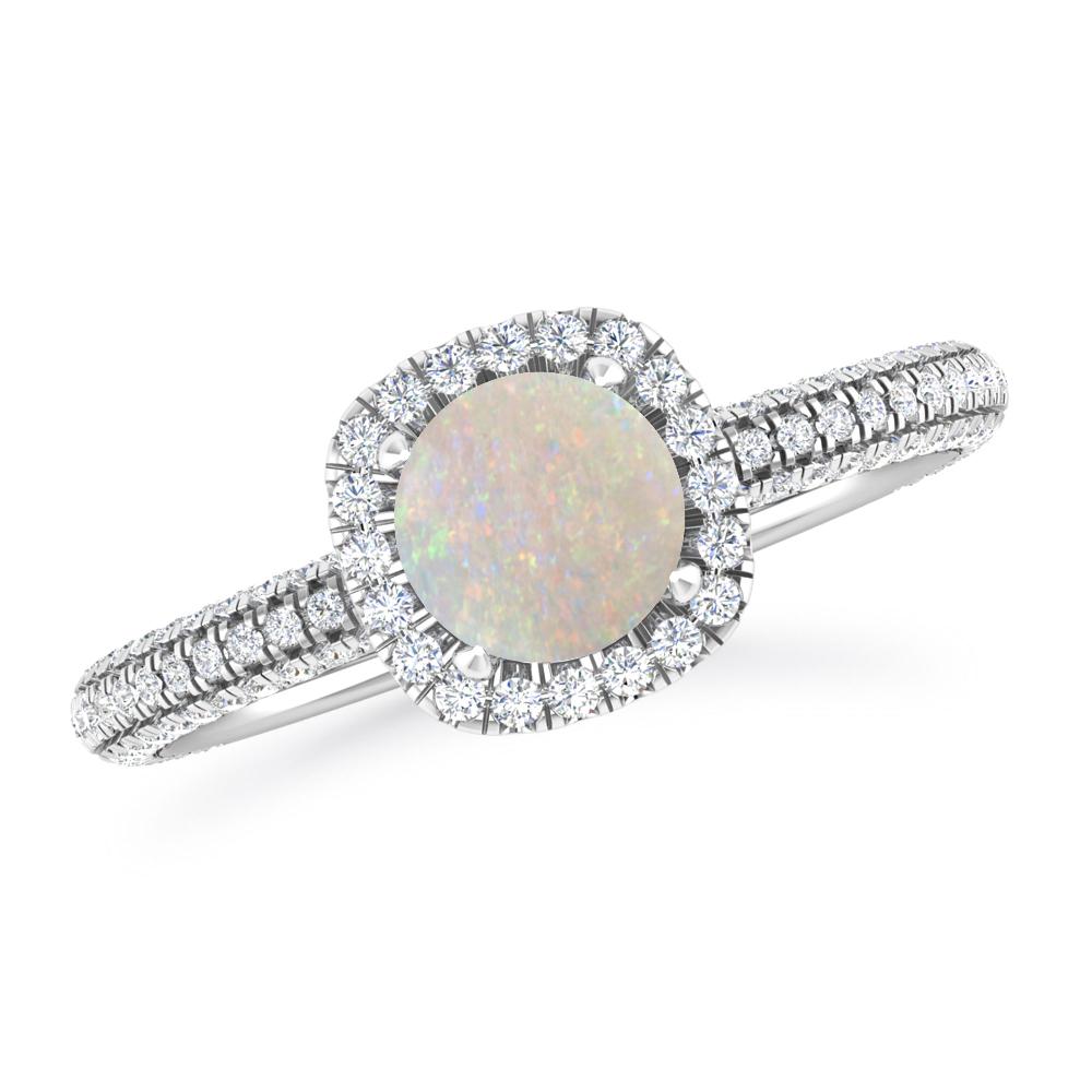 White Gold - Opal