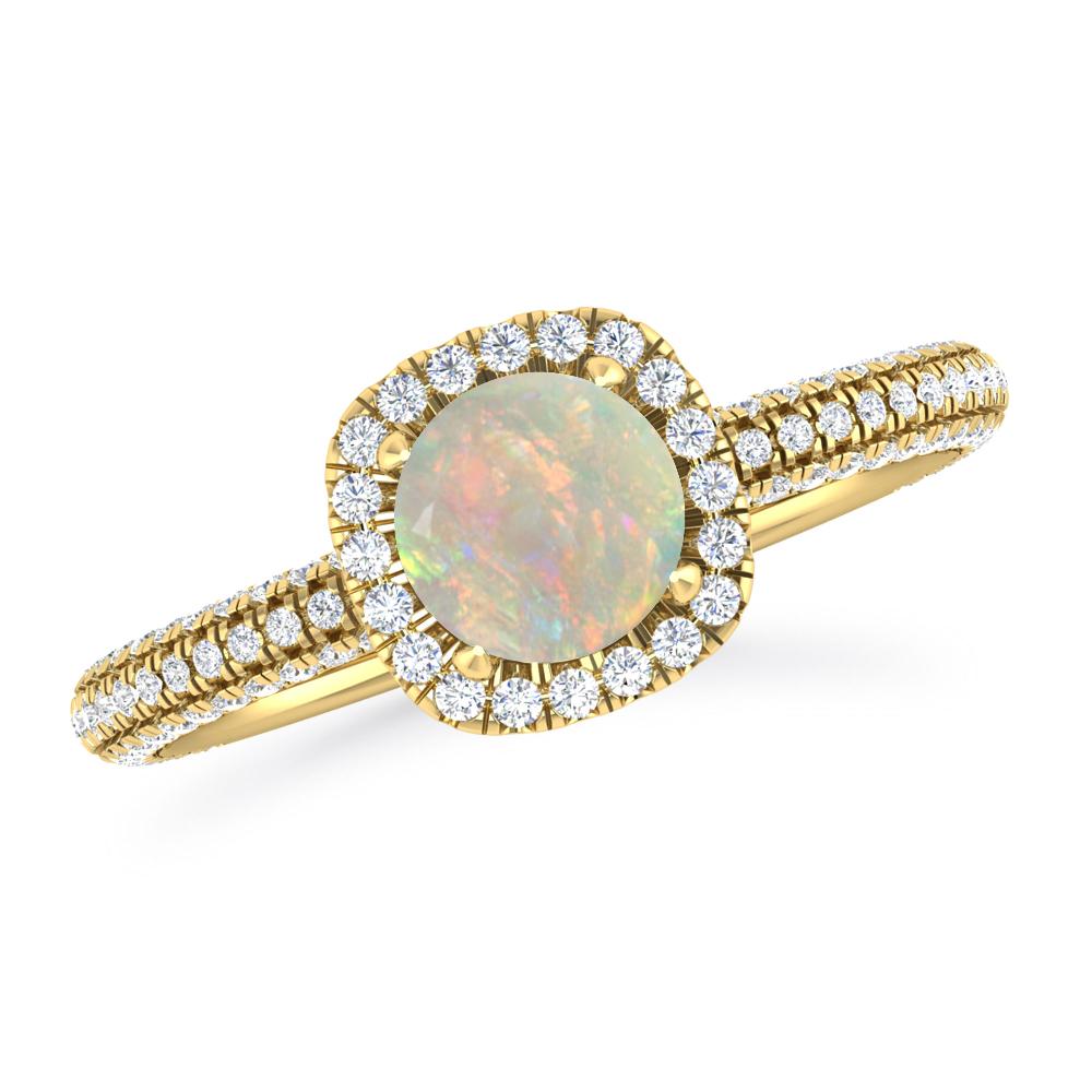 Yellow Gold - Opal