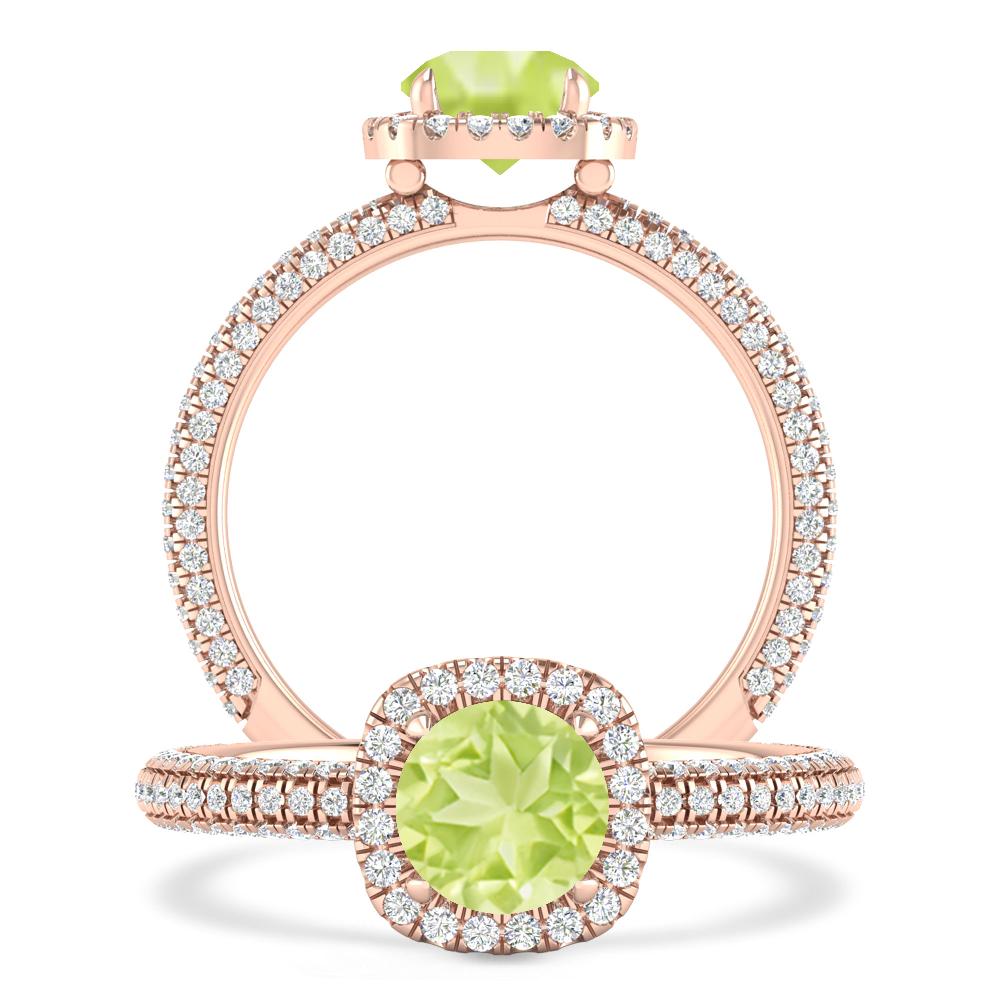 Rose Gold - Peridot