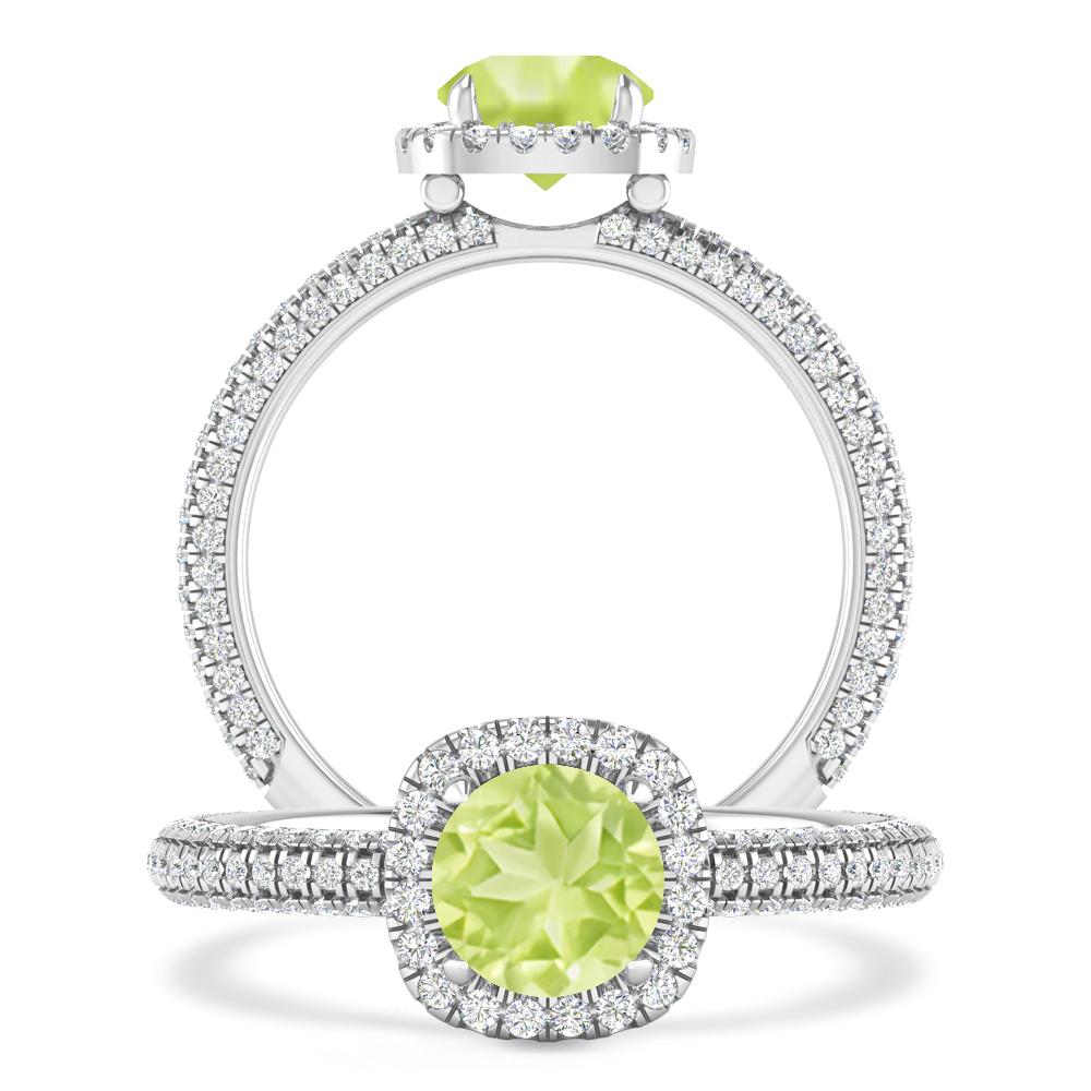 White Gold - Peridot