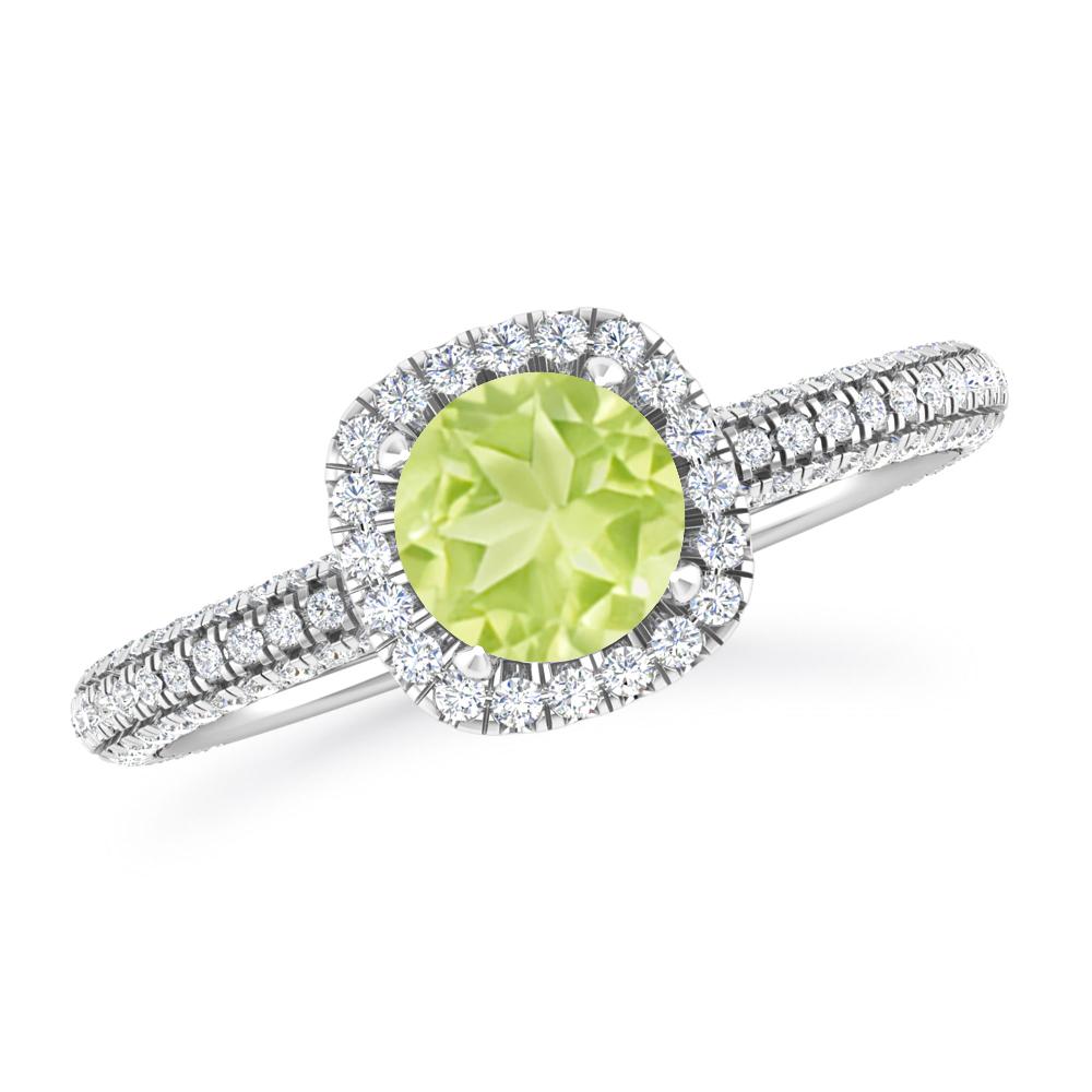 White Gold - Peridot