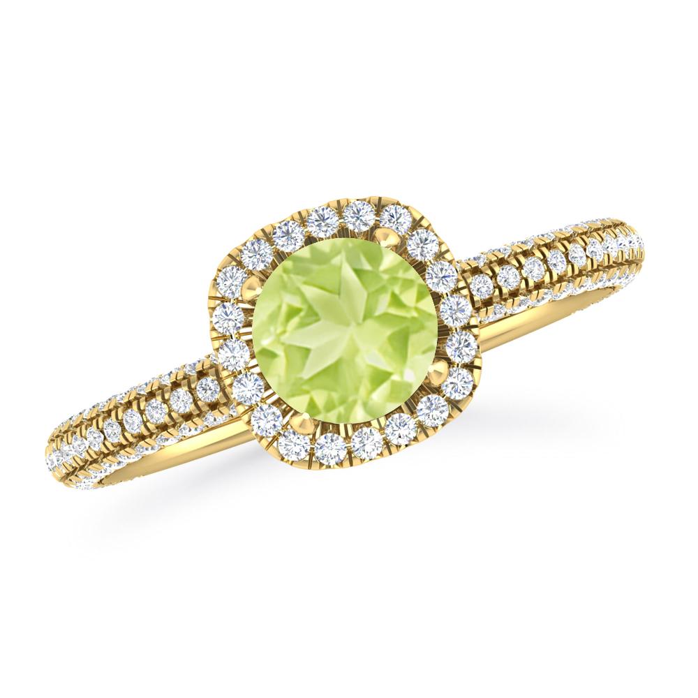 Yellow Gold - Peridot