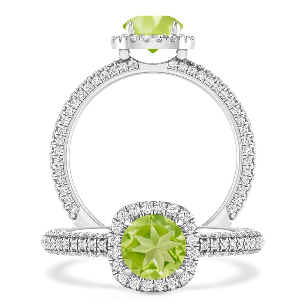 White Gold - Peridot