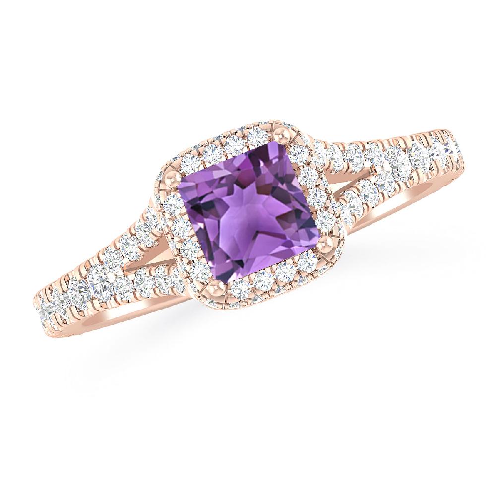 Rose Gold - Amethyst