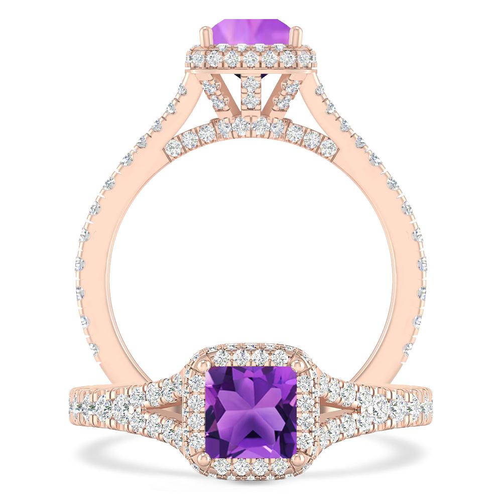 Rose Gold - Amethyst