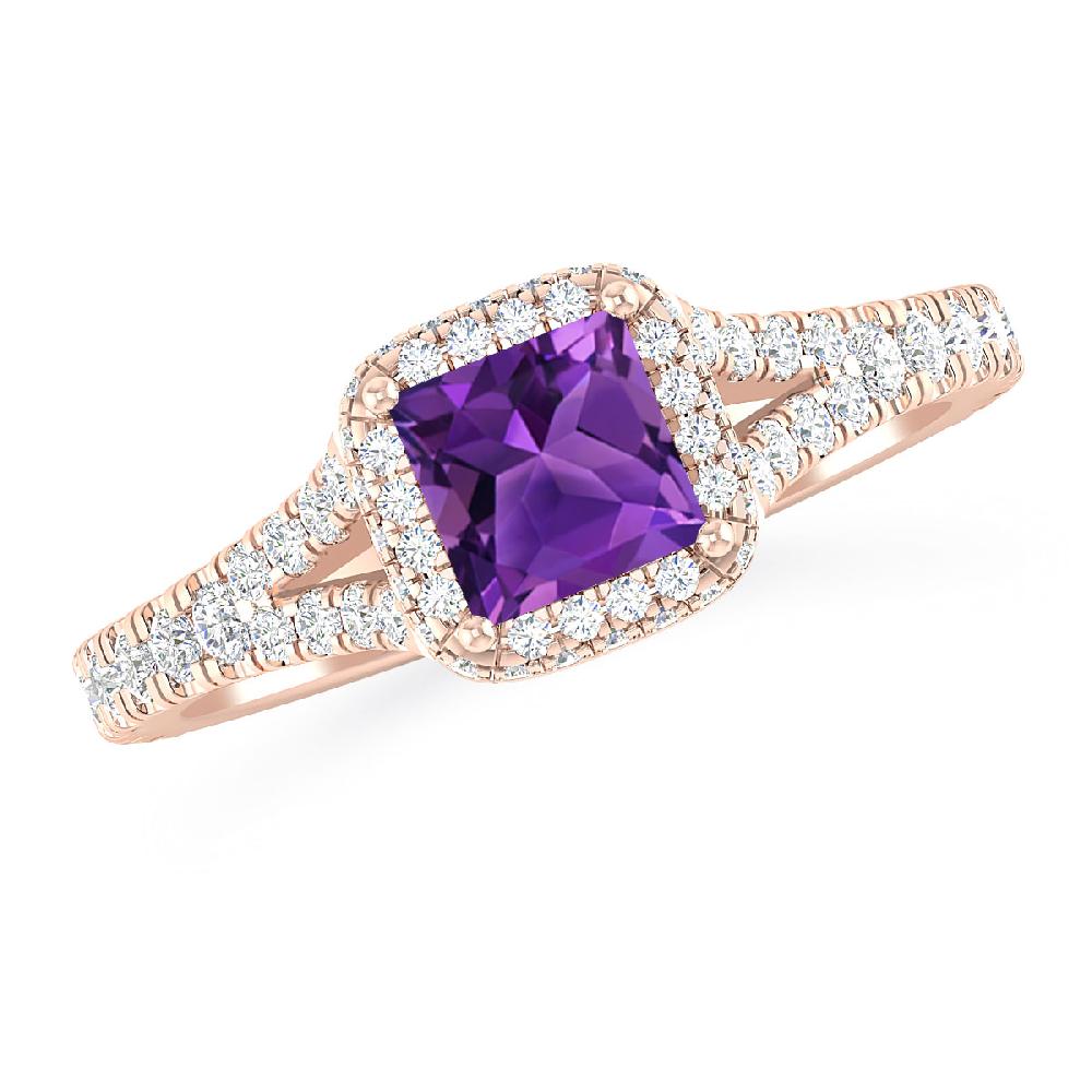 Rose Gold - Amethyst