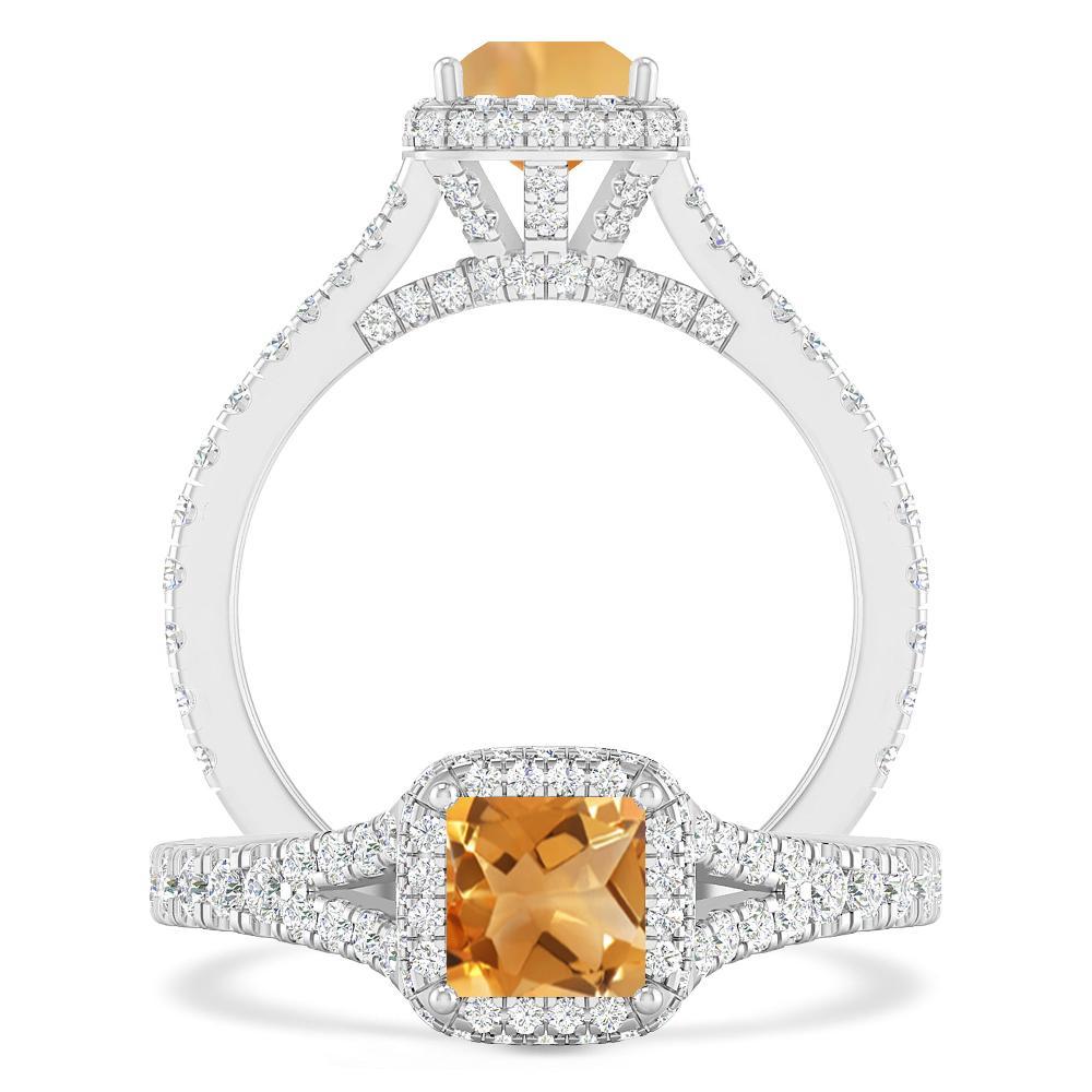 White Gold - Citrine