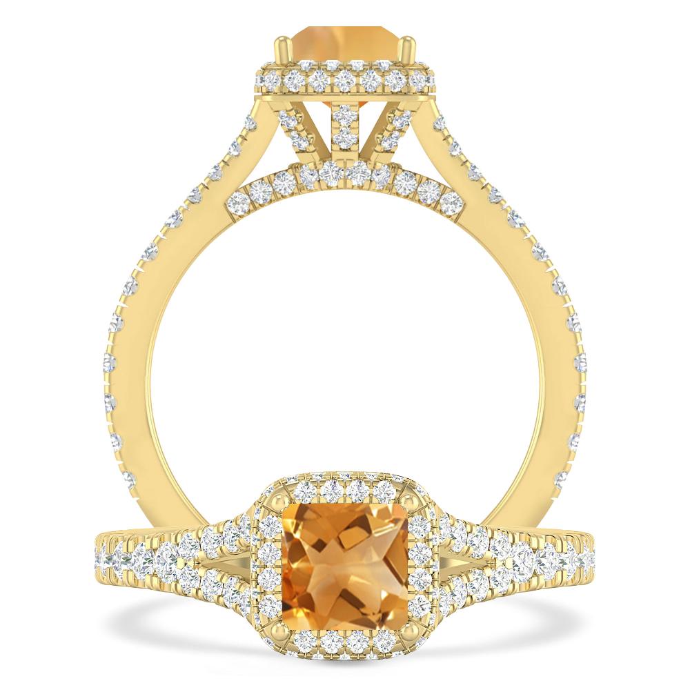 Yellow Gold - Citrine