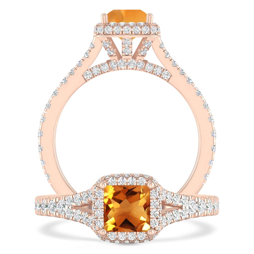 Rose Gold - Citrine