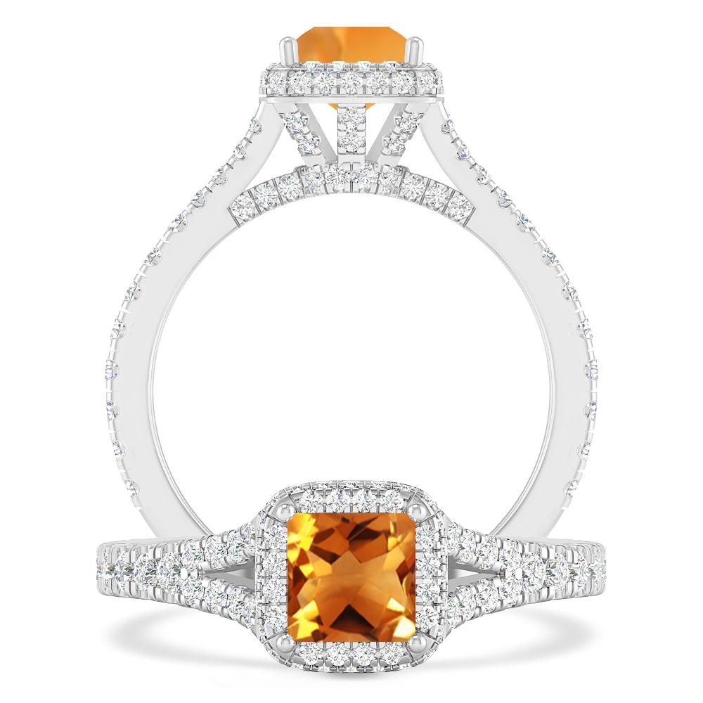 White Gold - Citrine