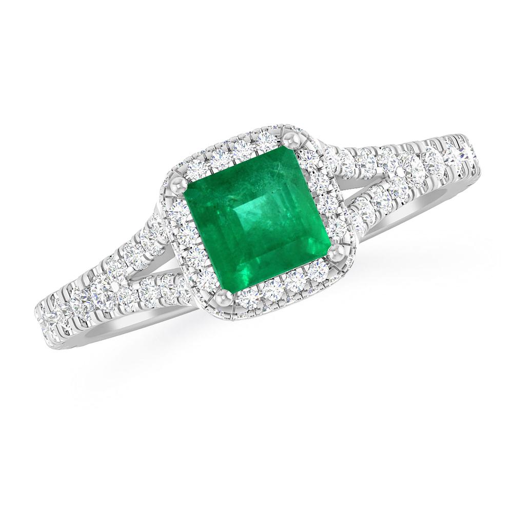 White Gold - Emerald