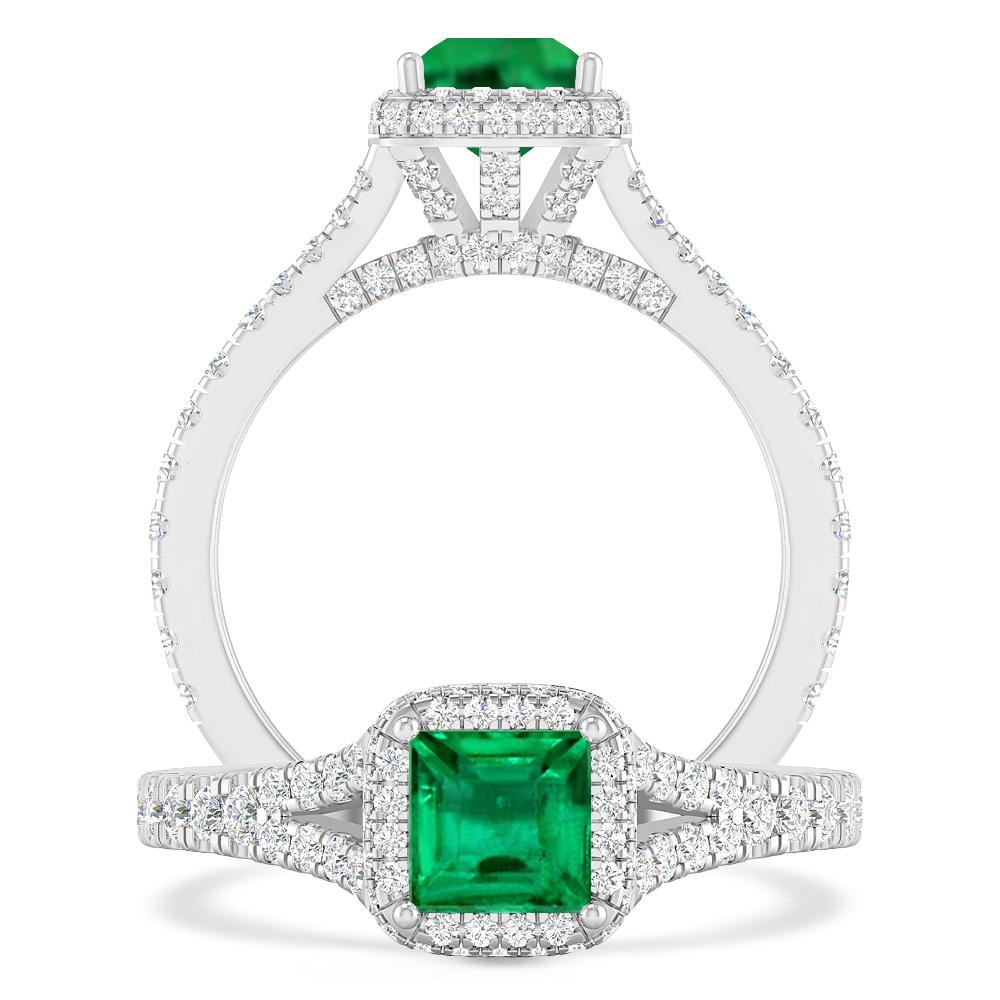 White Gold - Emerald