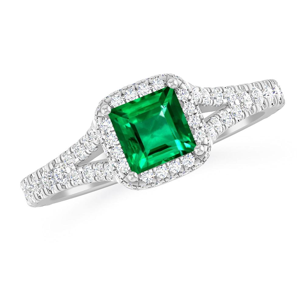 White Gold - Emerald