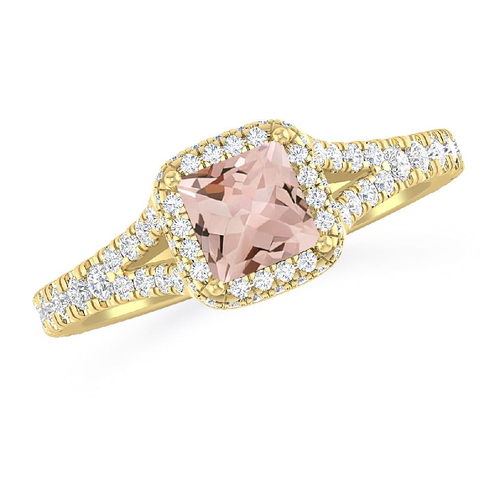 Yellow Gold - Morganite