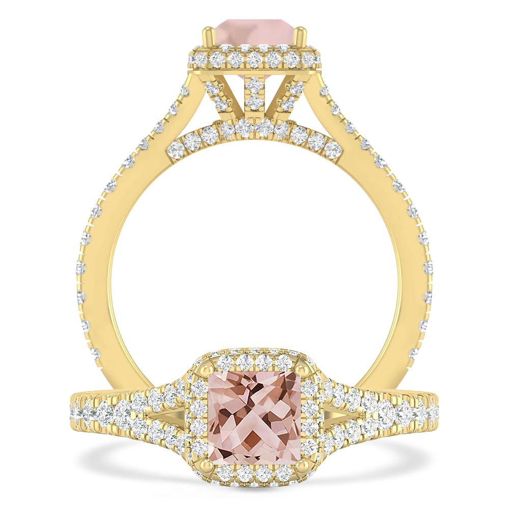 Yellow Gold - Morganite