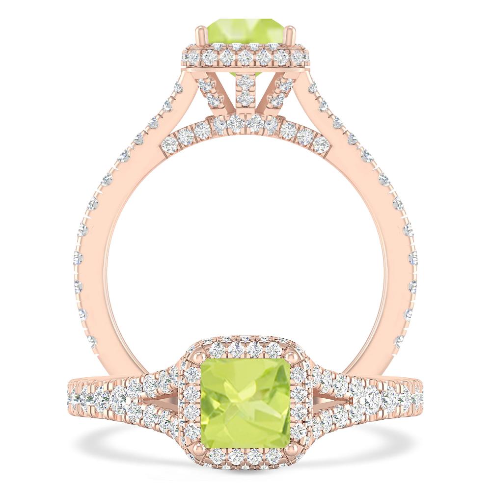 Rose Gold - Peridot