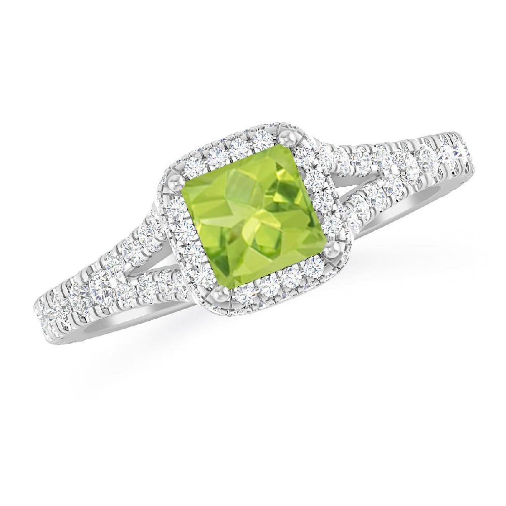 White Gold - Peridot