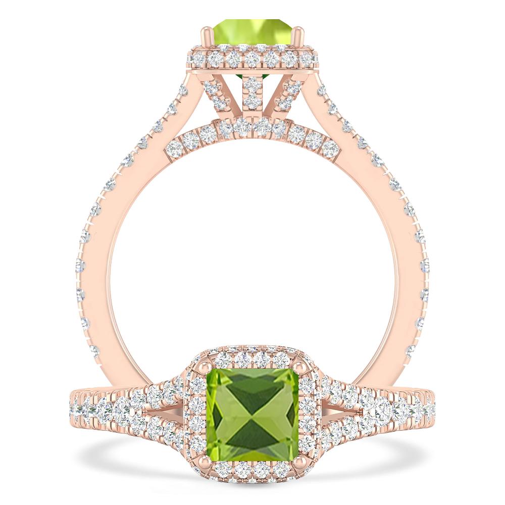 Rose Gold - Peridot