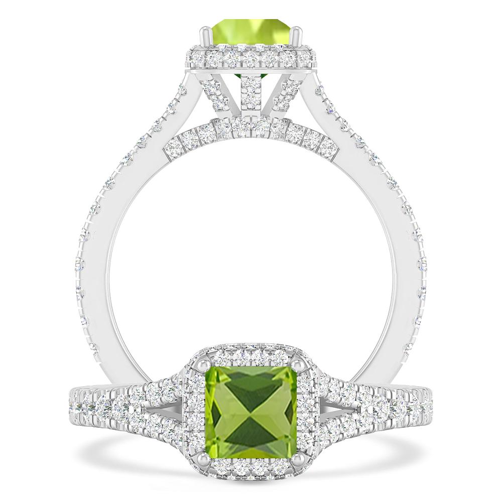 White Gold - Peridot