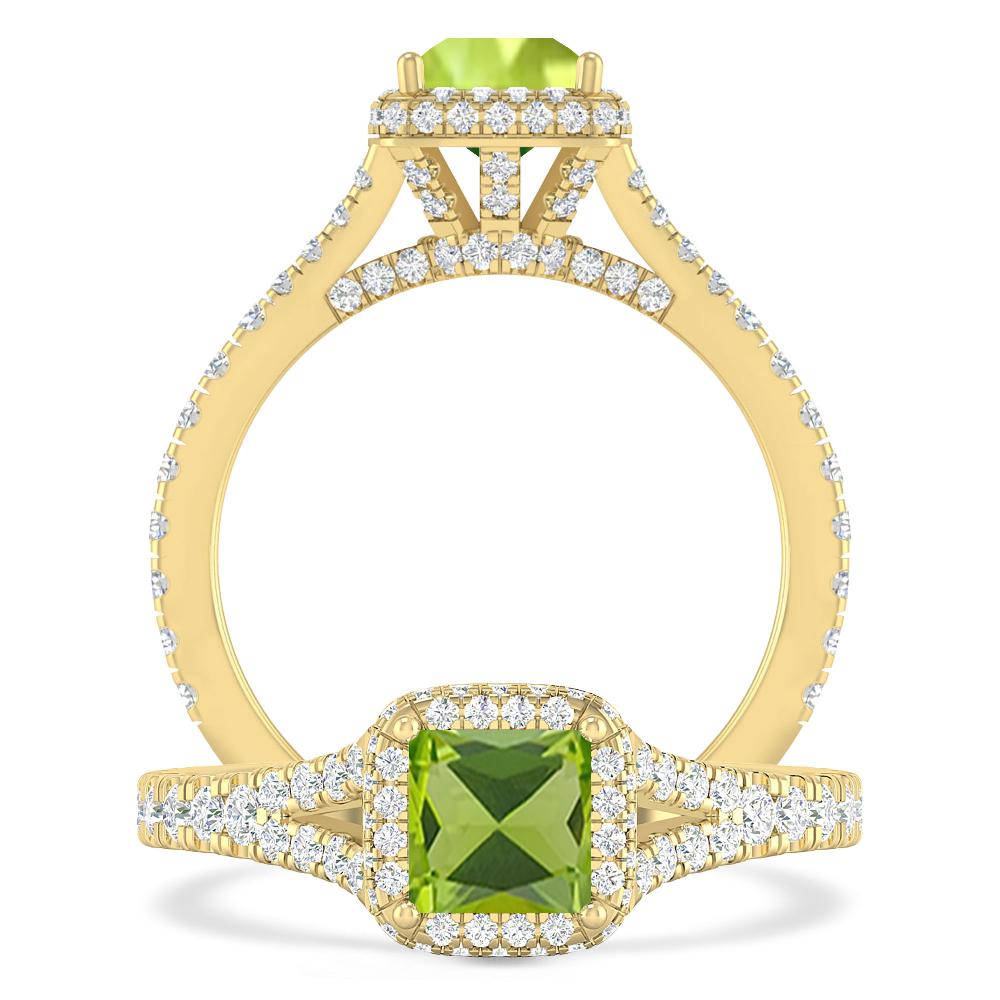 Yellow Gold - Peridot