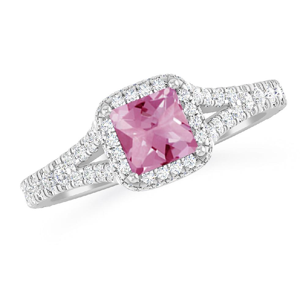 White Gold - Pink Tourmaline