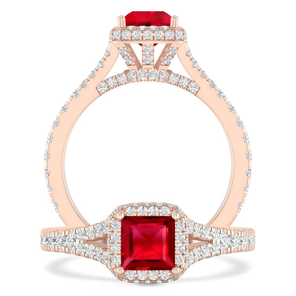 Rose Gold - Ruby