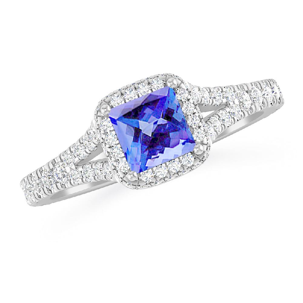 White Gold - Tanzanite