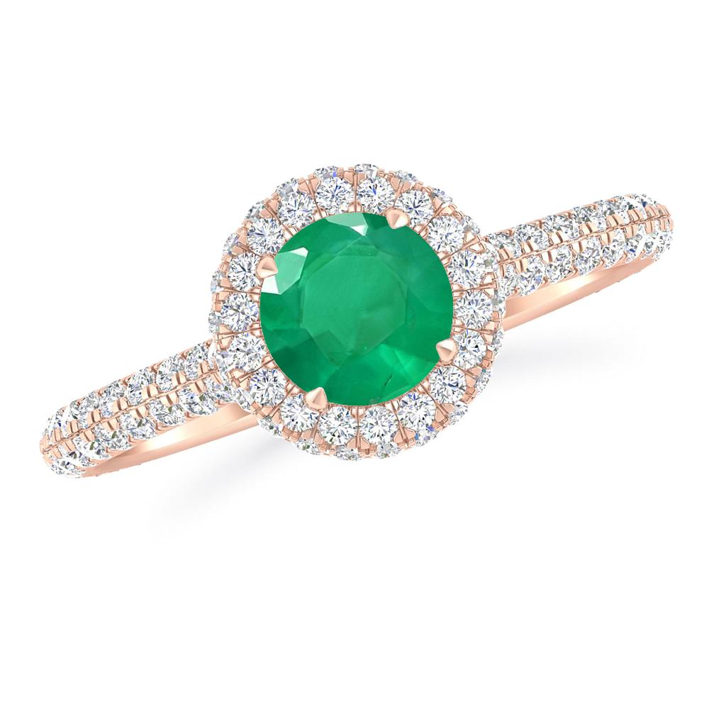 Rose Gold - Emerald