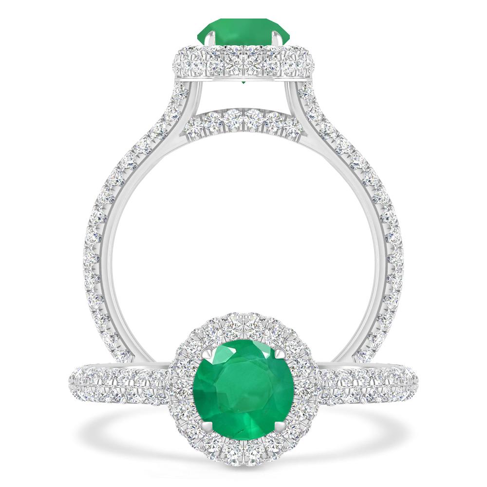 White Gold - Emerald