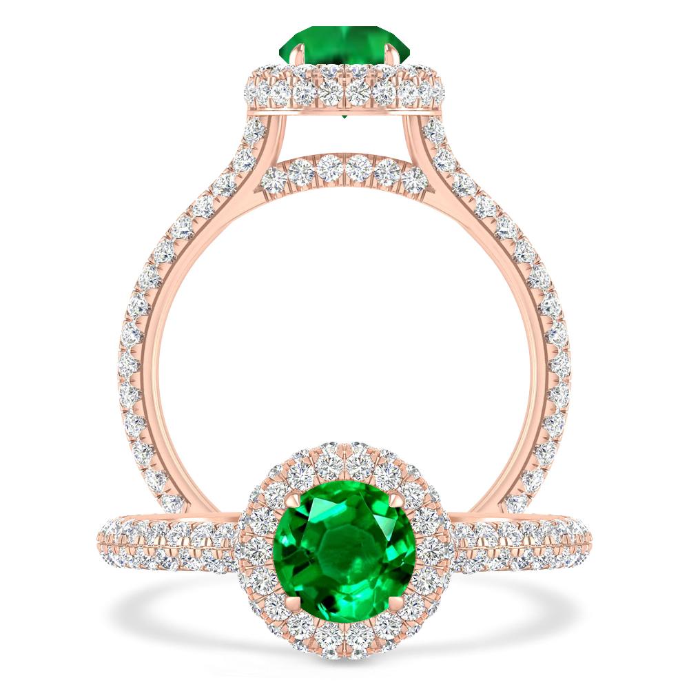 Rose Gold - Emerald