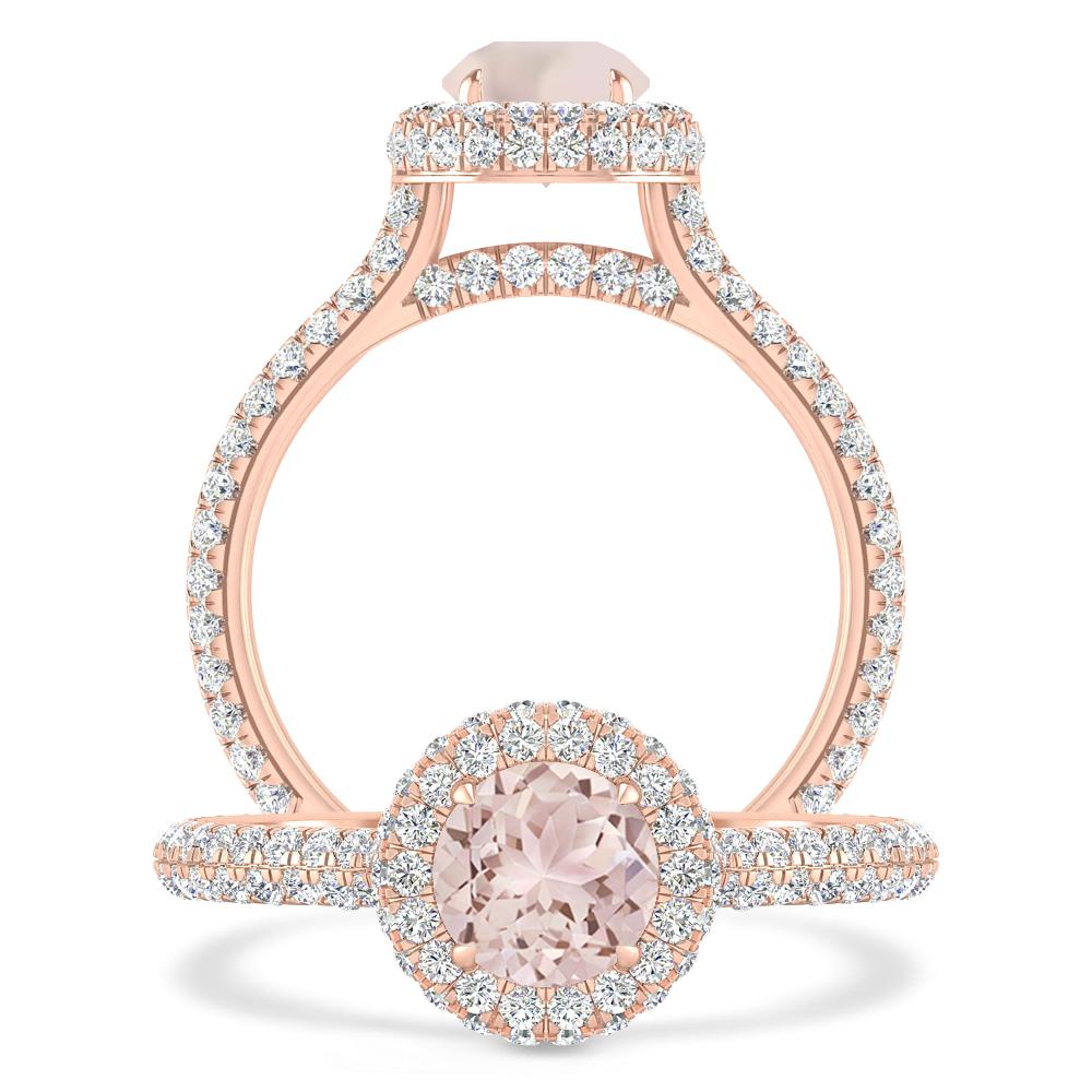 Rose Gold - Morganite