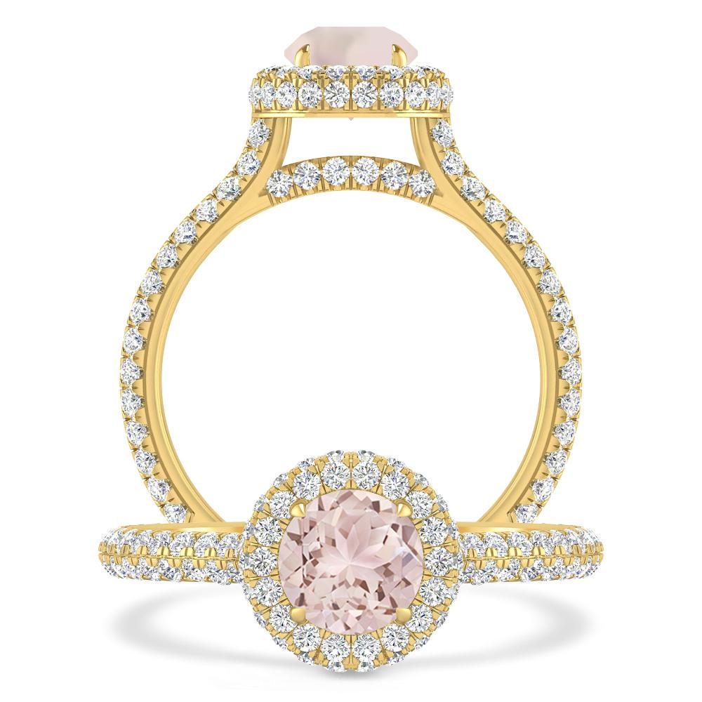 Yellow Gold - Morganite