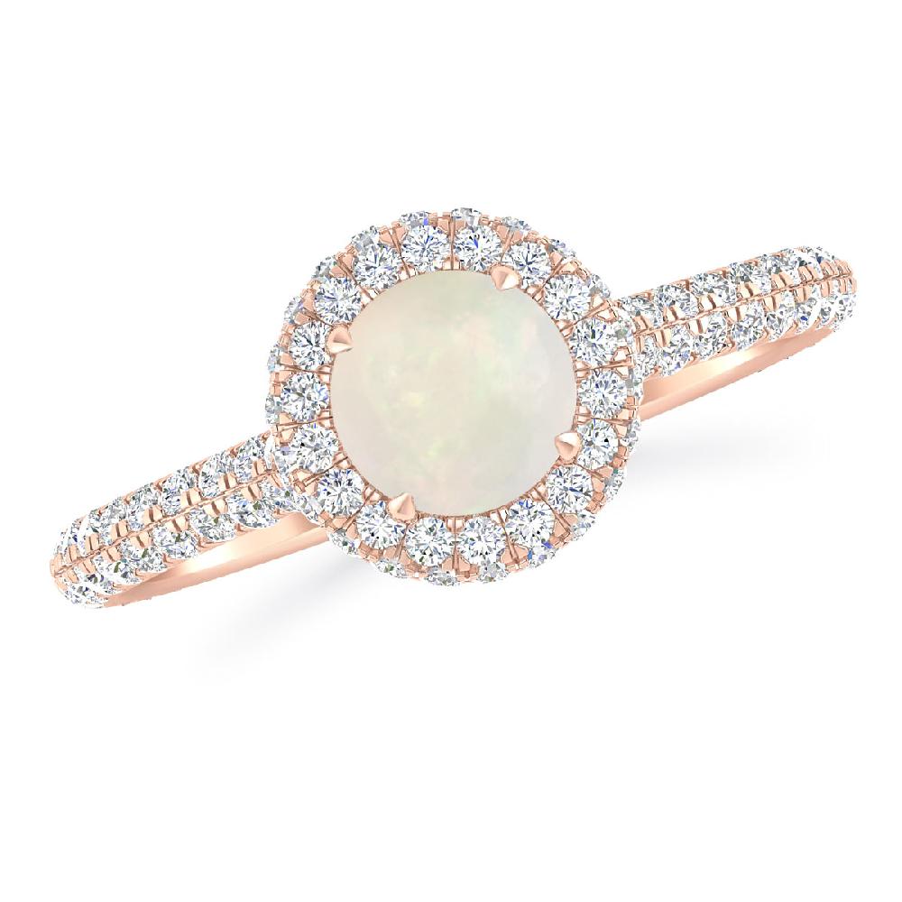 Rose Gold - Opal