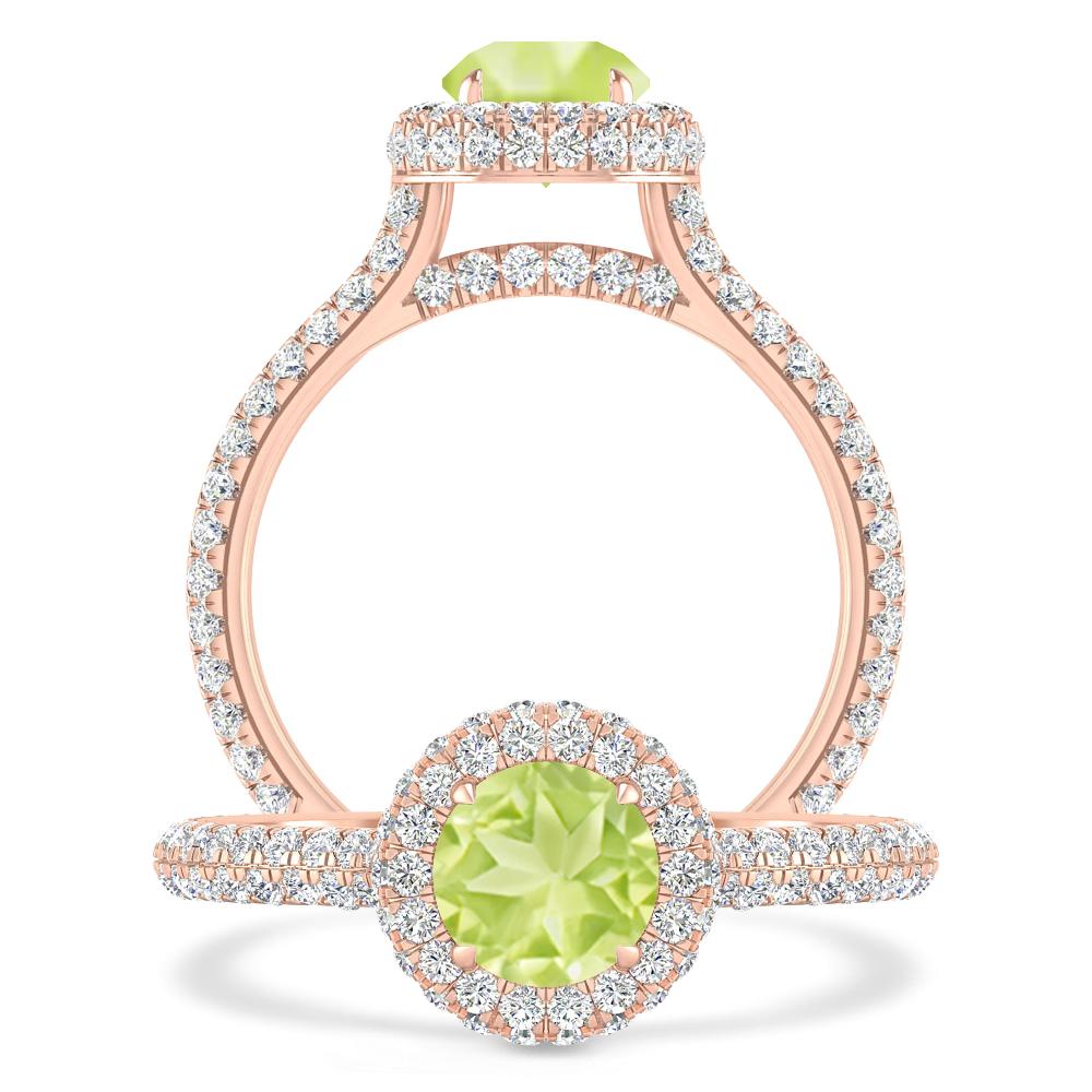 Rose Gold - Peridot
