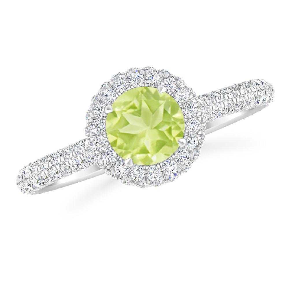 White Gold - Peridot