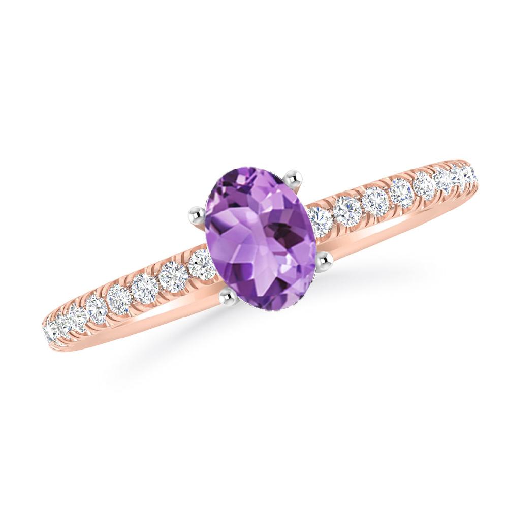 Rose Gold - Amethyst