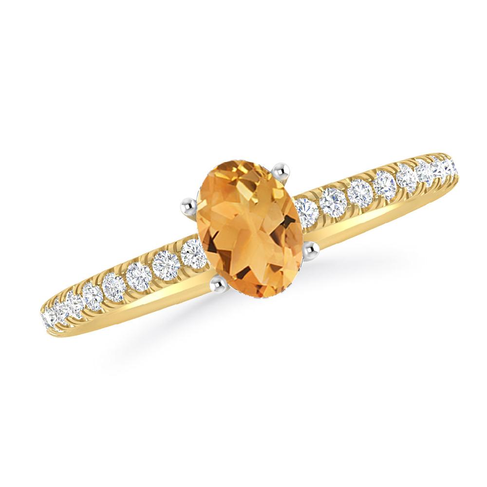 Yellow Gold - Citrine