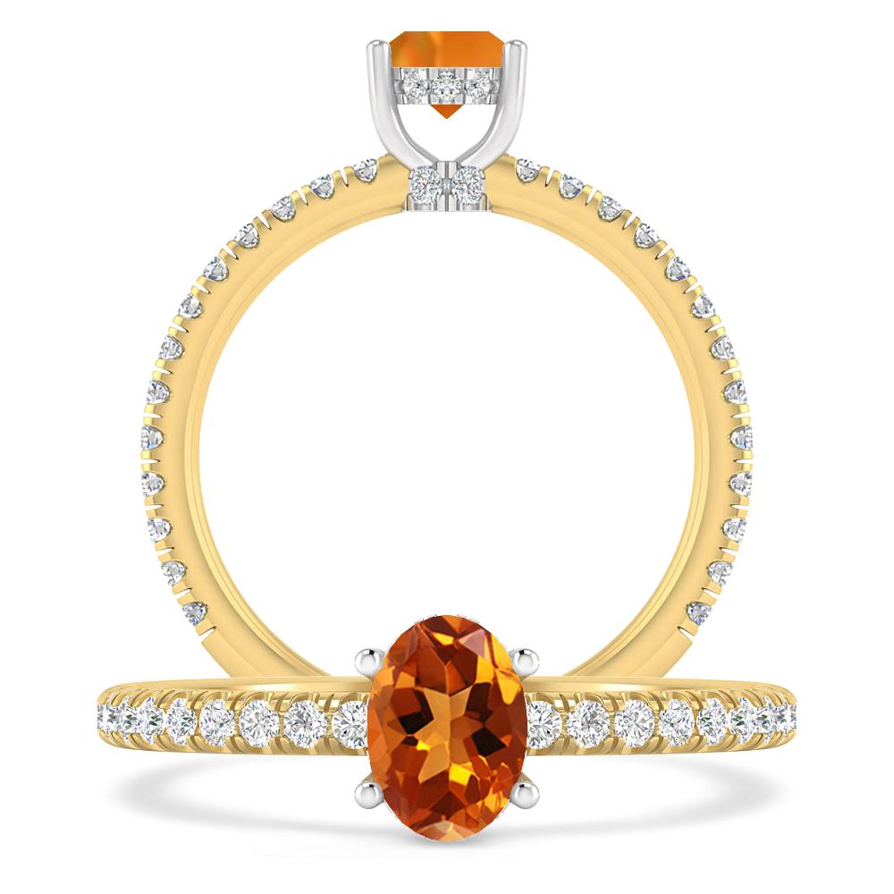 Yellow Gold - Citrine