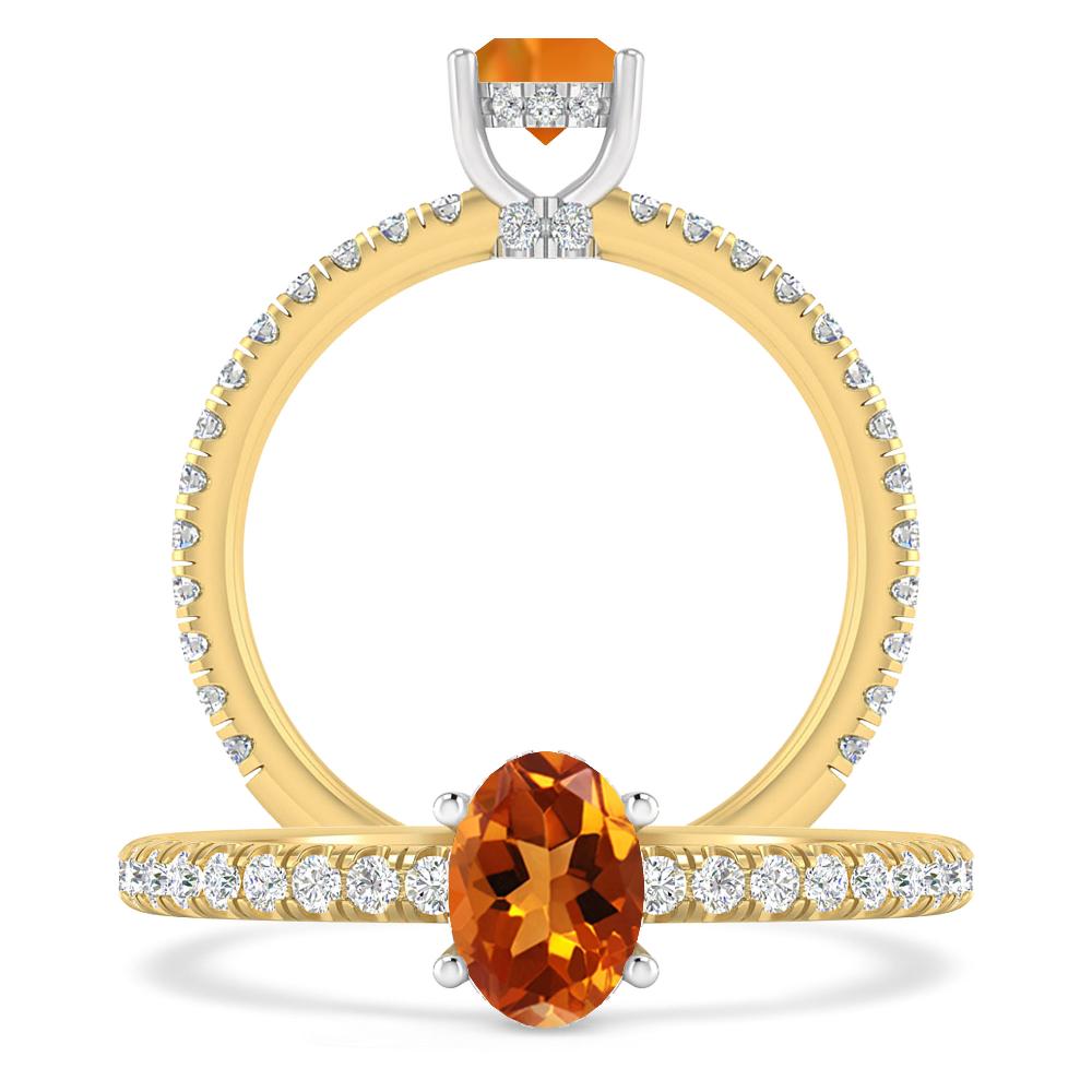 Yellow Gold - Citrine