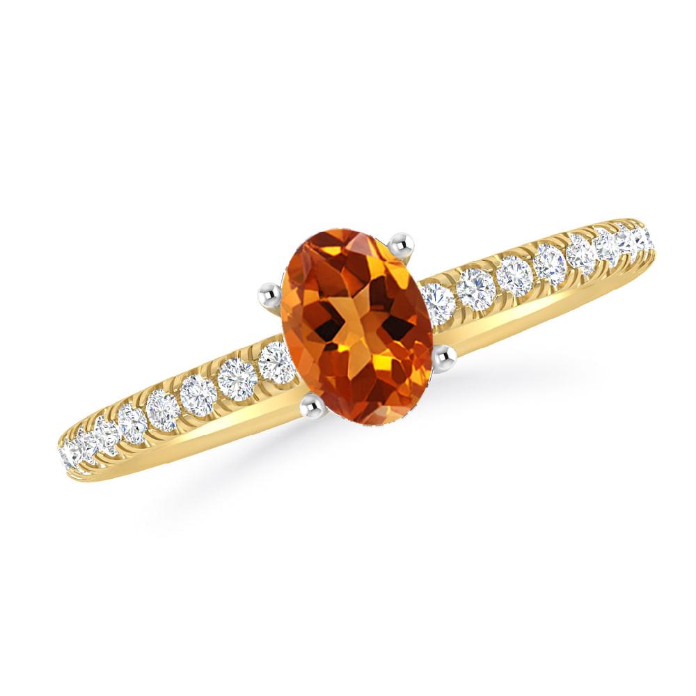 Yellow Gold - Citrine