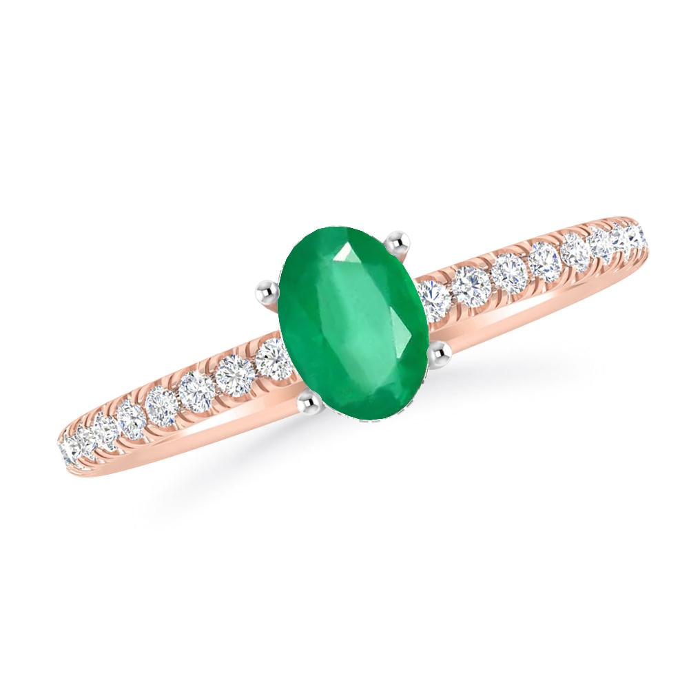 Rose Gold - Emerald