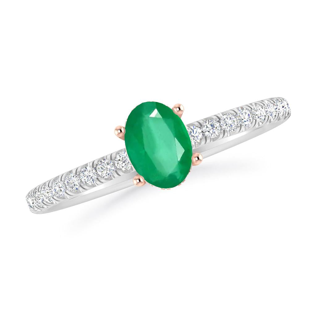 White Gold - Emerald