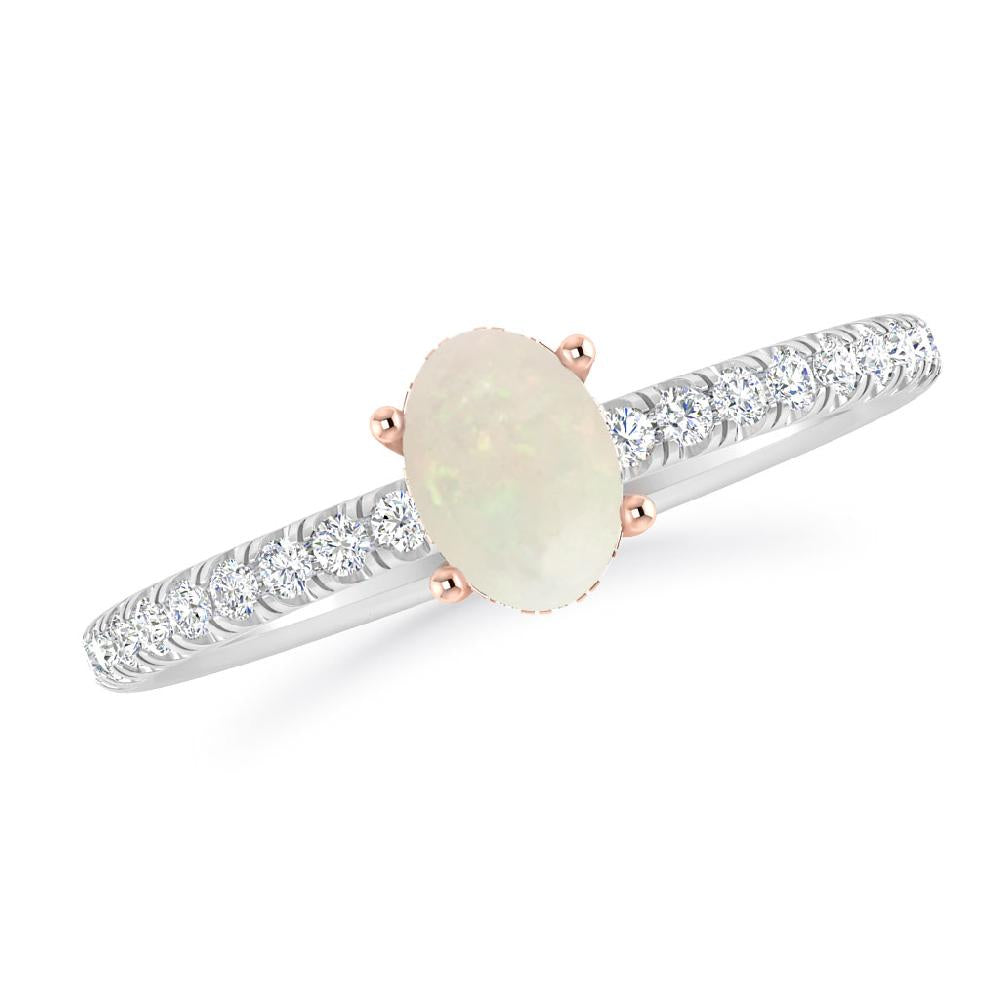 White Gold - Opal