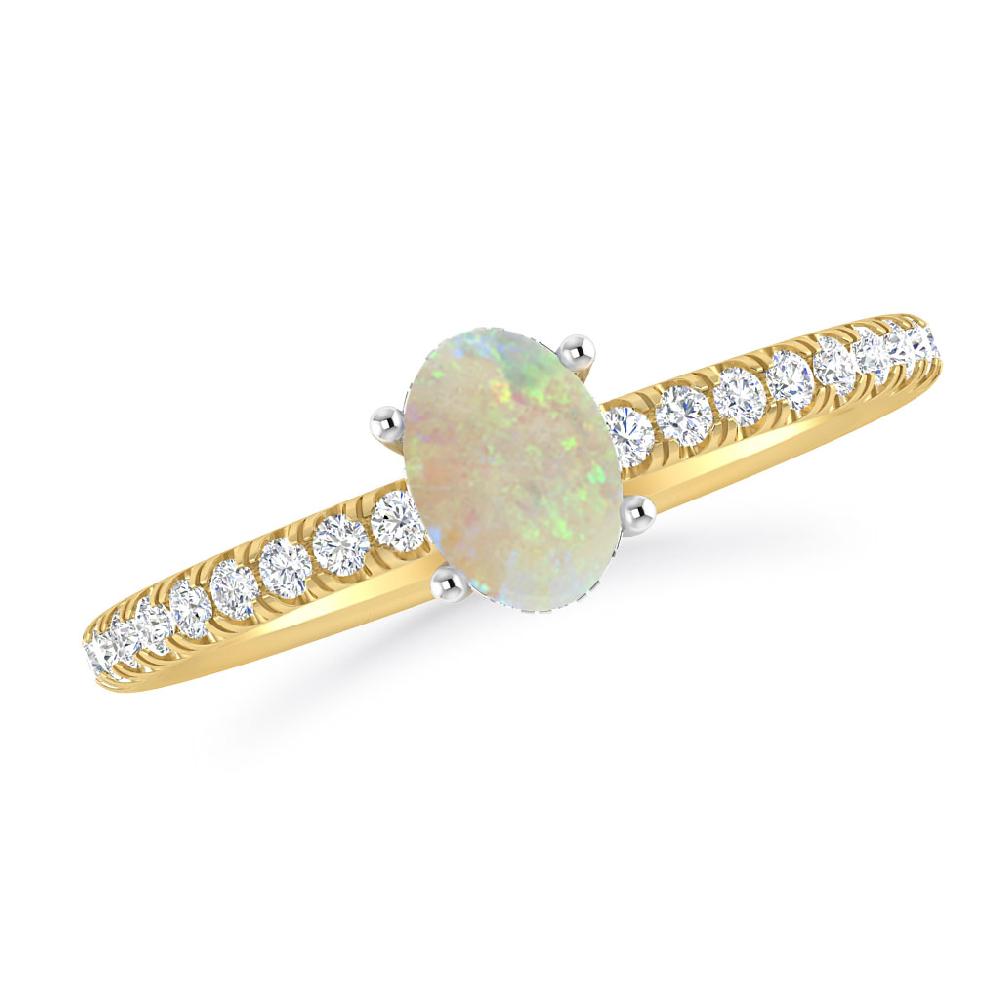 Yellow Gold - Opal