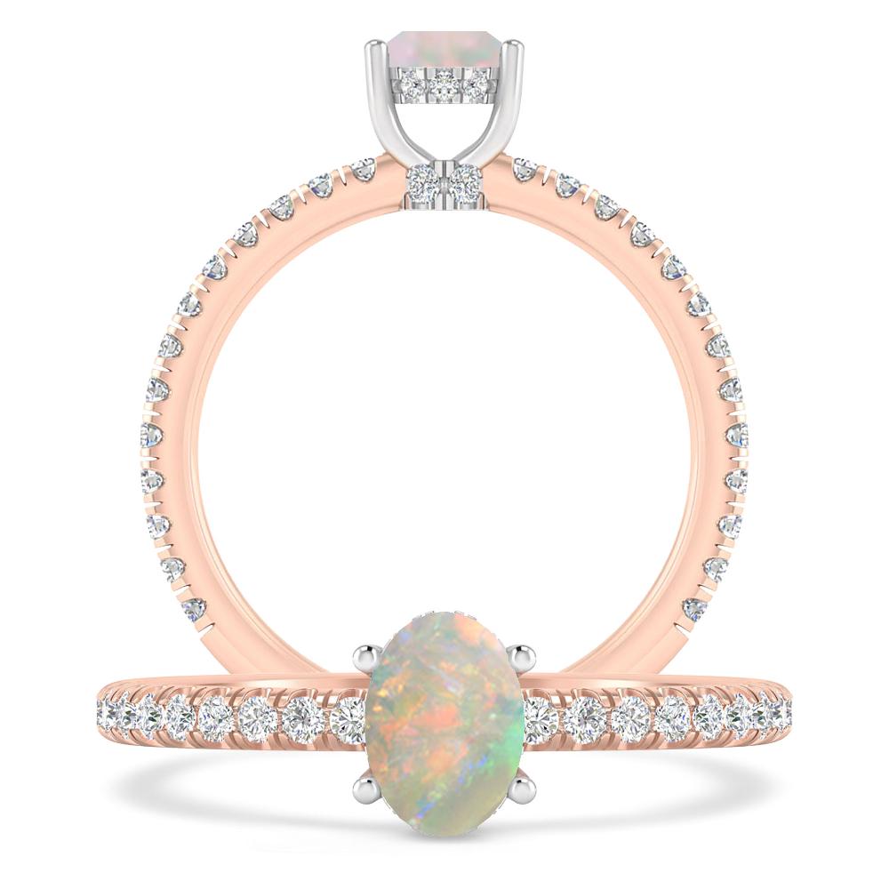 Rose Gold - Opal
