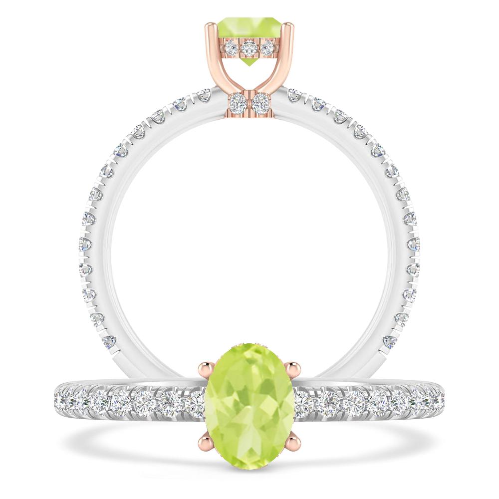 White Gold - Peridot