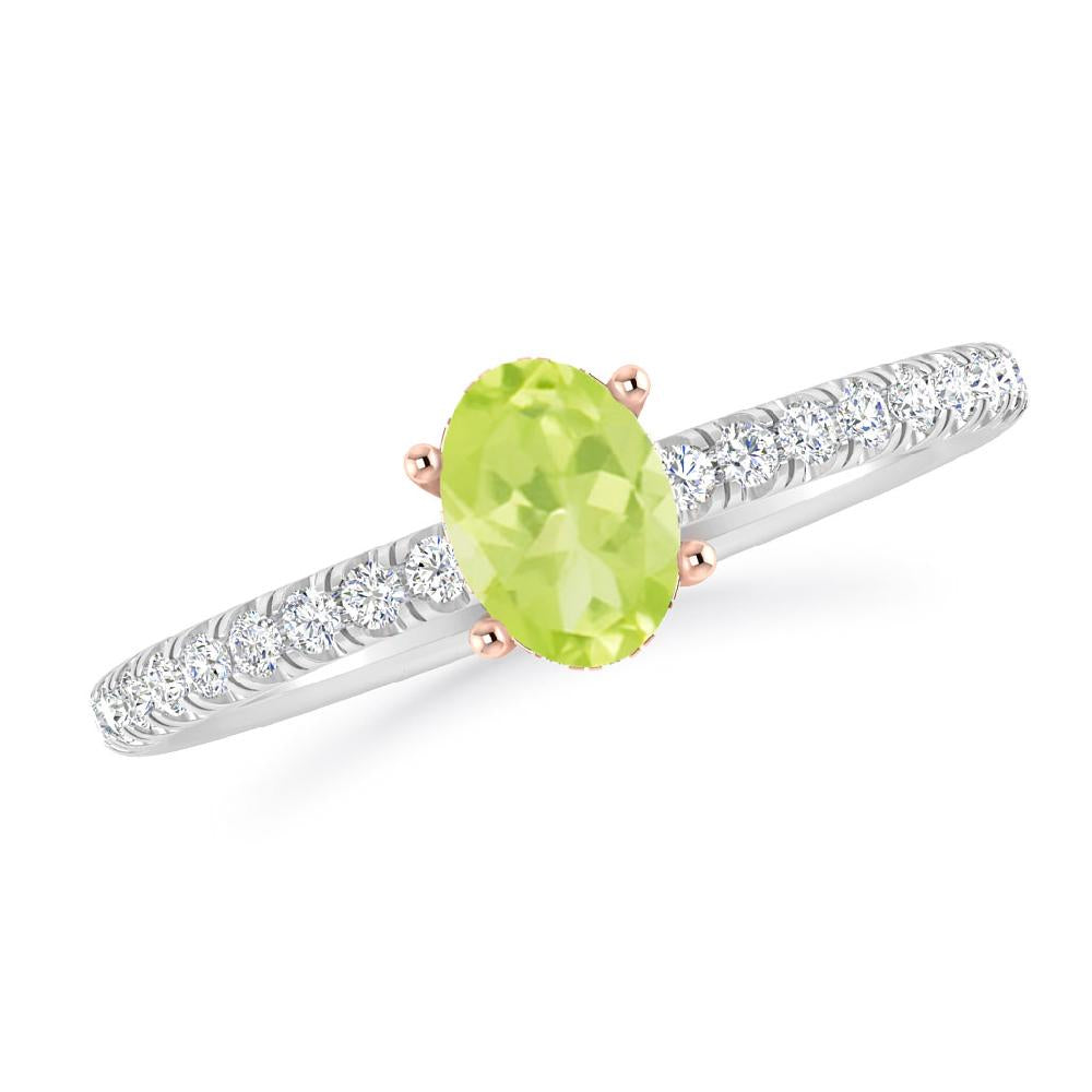 White Gold - Peridot